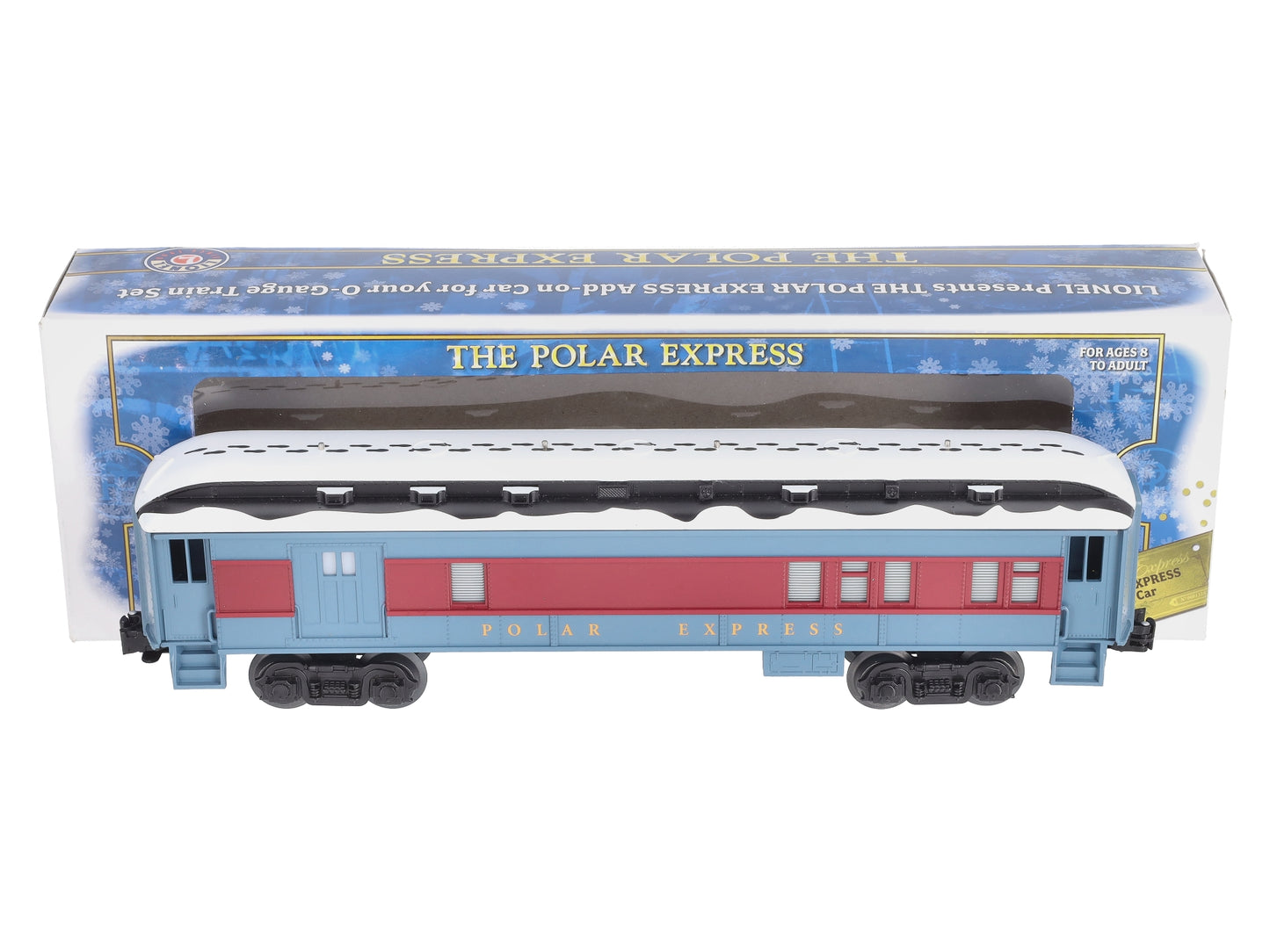 Lionel 6-84600 O The Polar Express Lighted Combination Car w/ Snow Roof