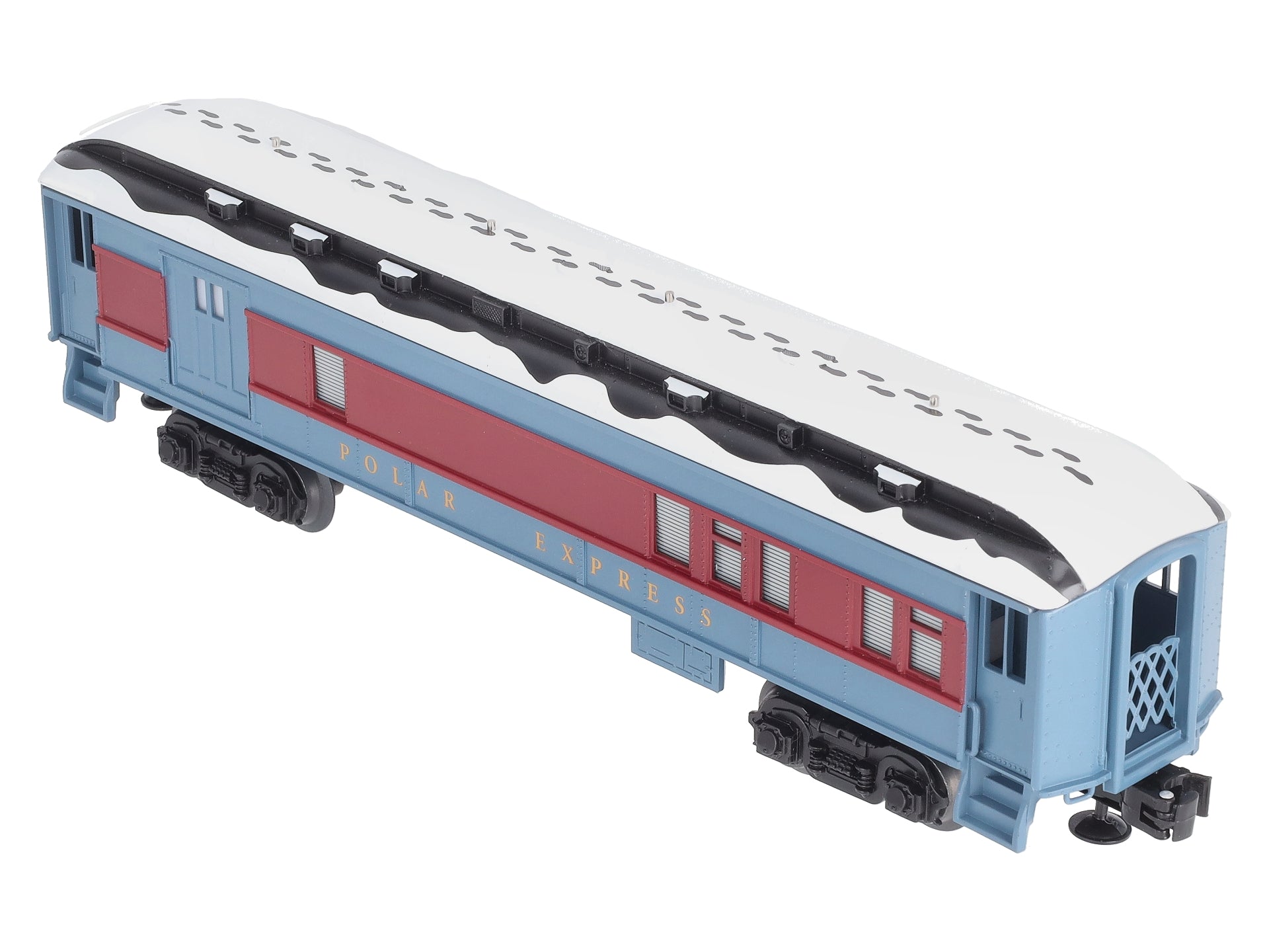 Lionel 6-84600 O The Polar Express Lighted Combination Car w/ Snow Roof