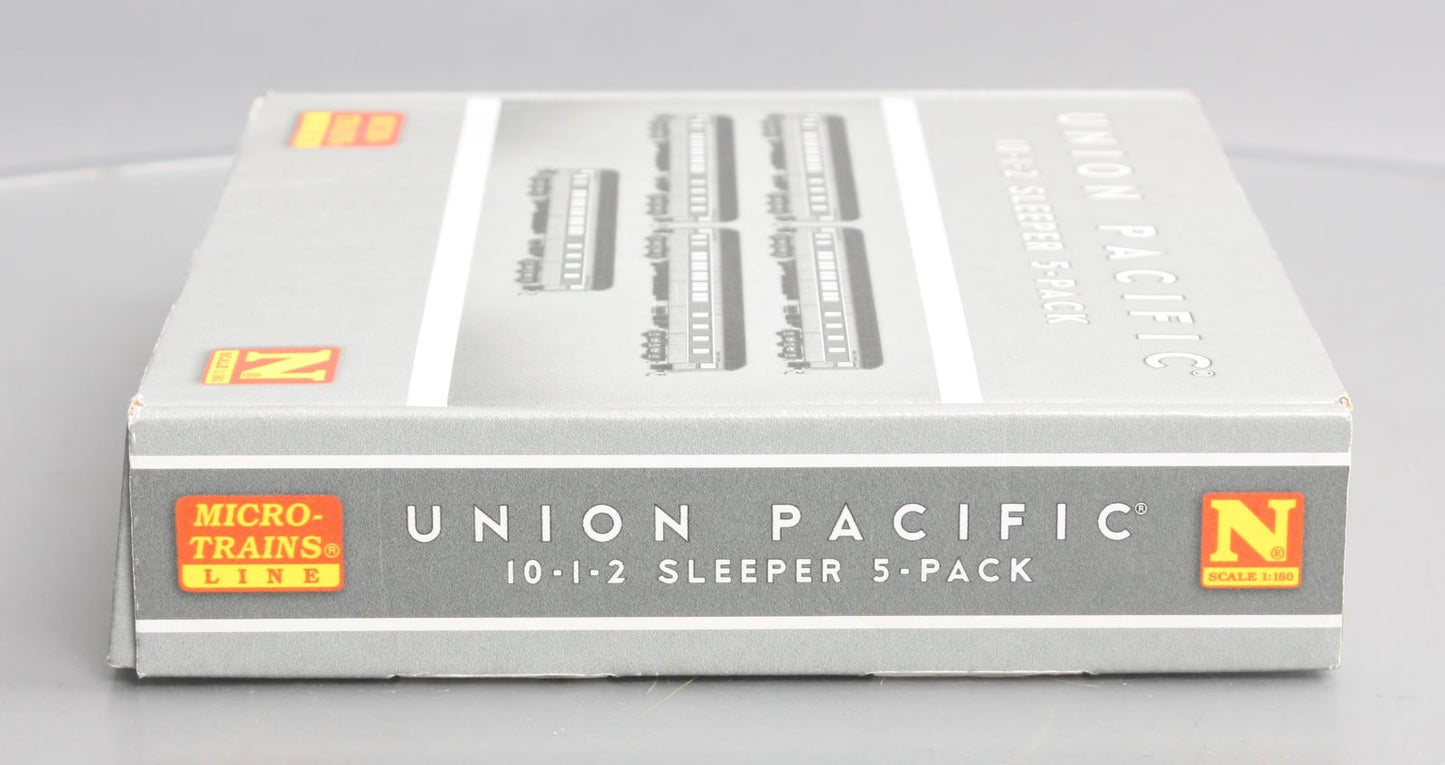 Micro-Trains 99301820 N UP Heavyweight 10-2-1 5-Car Sleeper Car (Set of 5)