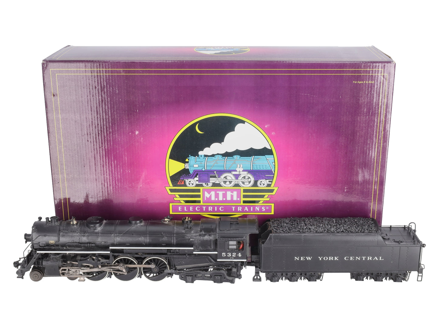 MTH 20-3321-2 NYC 4-6-4 J-1e Hudson Steam Engine w/PS2 #5324 (Scale Wheels)