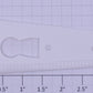 Lionel 36089-104 White Lower Airplane Wing