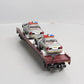 MTH 20-98488 O Ohio Central Flatcar with 2 Ford Police Cars #891525 LN/Box