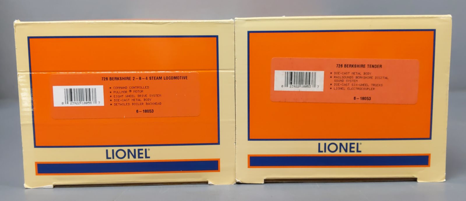 Lionel 6-18053 O Century Club 2-8-4 Berkshire Steam Loco & Tender #726 w/Case LN/Box