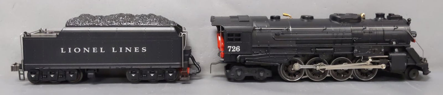 Lionel 6-18053 O Century Club 2-8-4 Berkshire Steam Loco & Tender #726 w/Case LN/Box