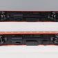 MTH 20-6623 O SP 70' Streamlined Sleeper/Diner Passenger Car Set (Set of 2) EX/Box
