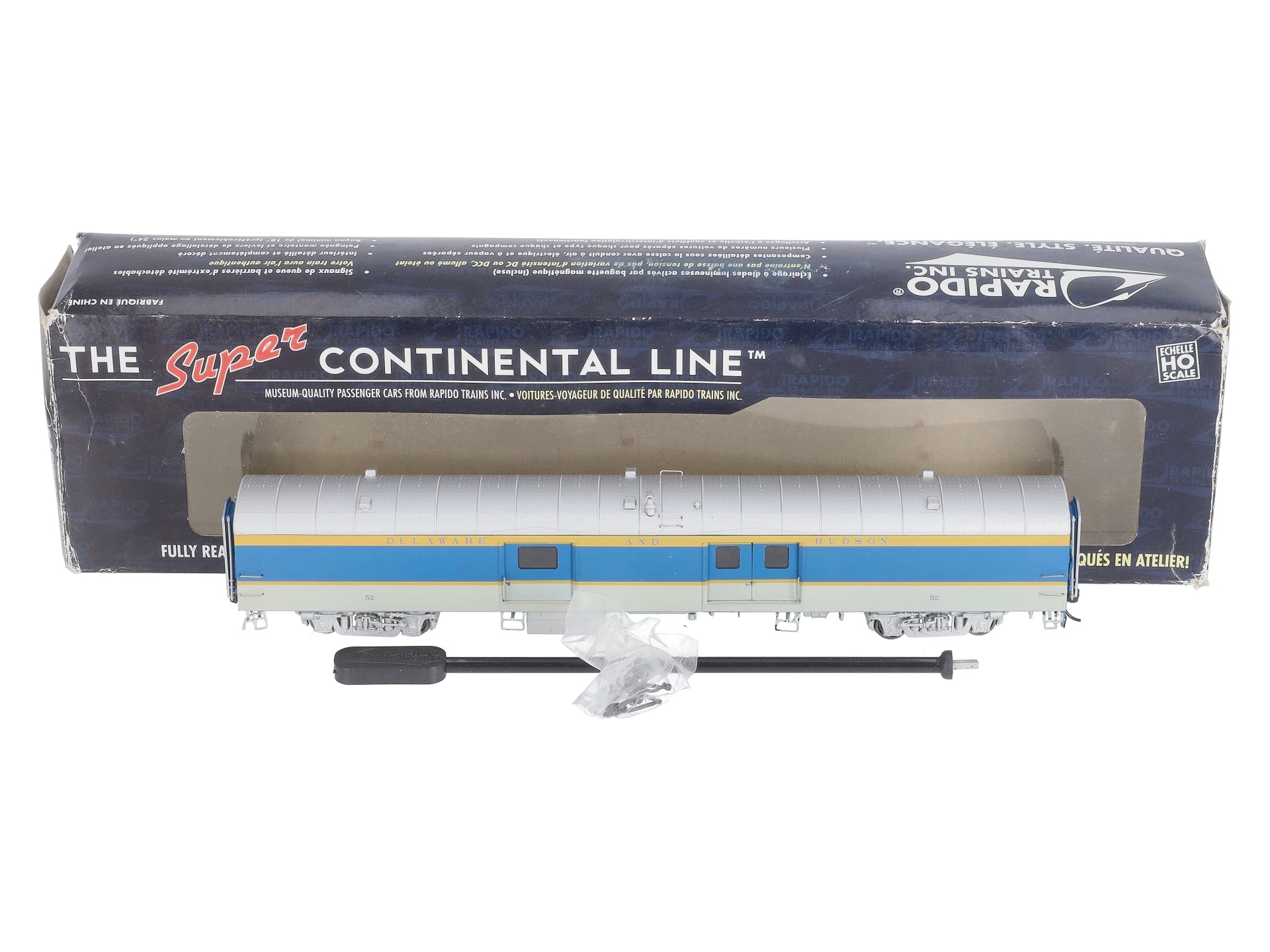 Rapido Trains 106213 HO Delaware & Hudson Baggage Express Car #52