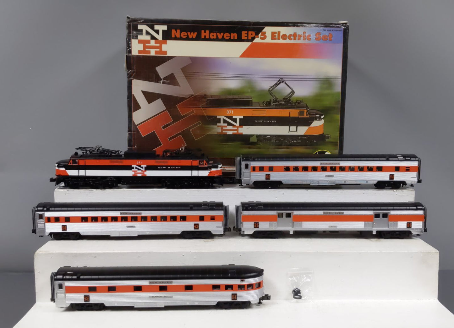 MTH 20-2197-1 New Haven EP-5 O Gauge Electric Passenger Train Set w/PS - 3 Rail LN/Box