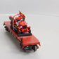 MTH 30-76403 UP Flat Car w/'23 Maxim C1 Fire Truck
