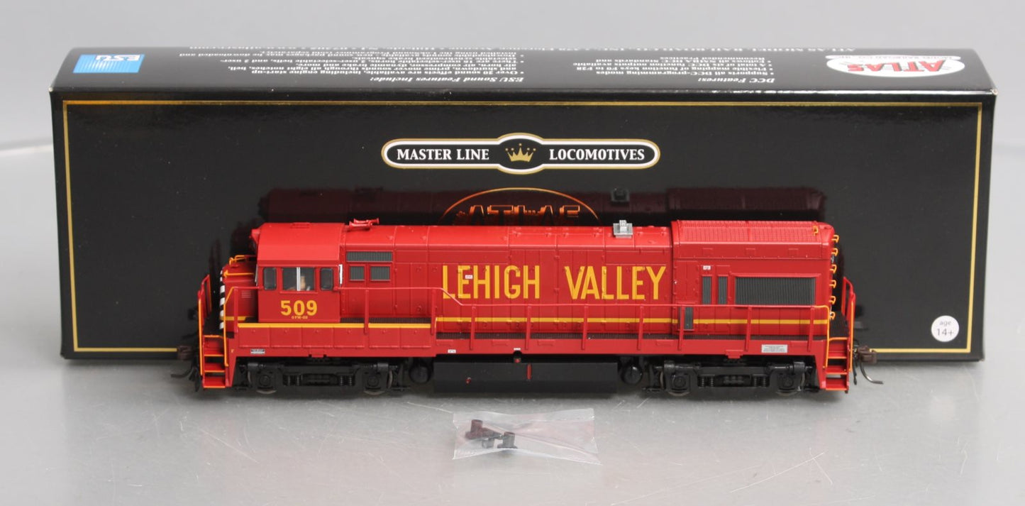 Atlas 10003444 HO Scale Lehigh Valley U23B Low Nose Locomotive #509 w/Sound