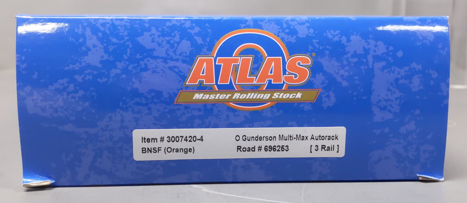 Atlas 3007420-4 O Gauge BNSF Gunderson Multi-Max Autorack #696253 (3-Rail) LN/Box