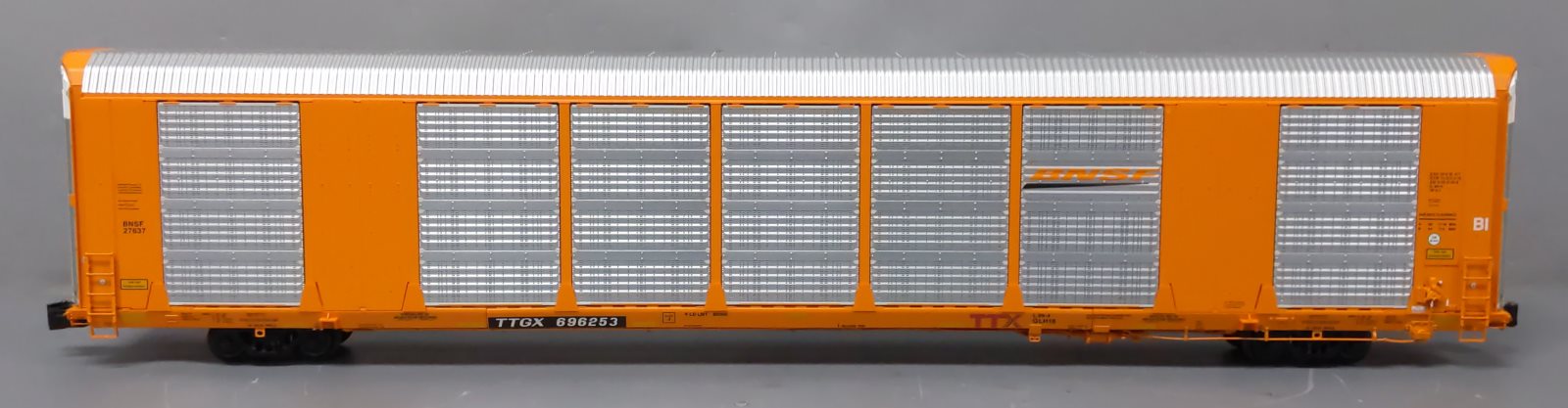 Atlas 3007420-4 O Gauge BNSF Gunderson Multi-Max Autorack #696253 (3-Rail) NIB