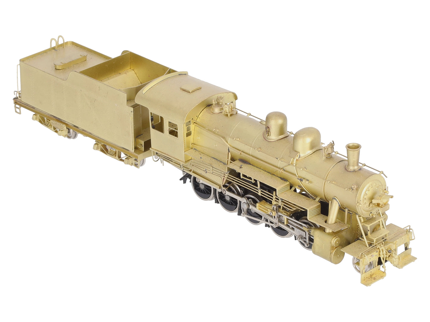 Sunset Models HO BRASS Frisco 2-10-0 Steam Locomotive & Tender - Unpainted EX/Box