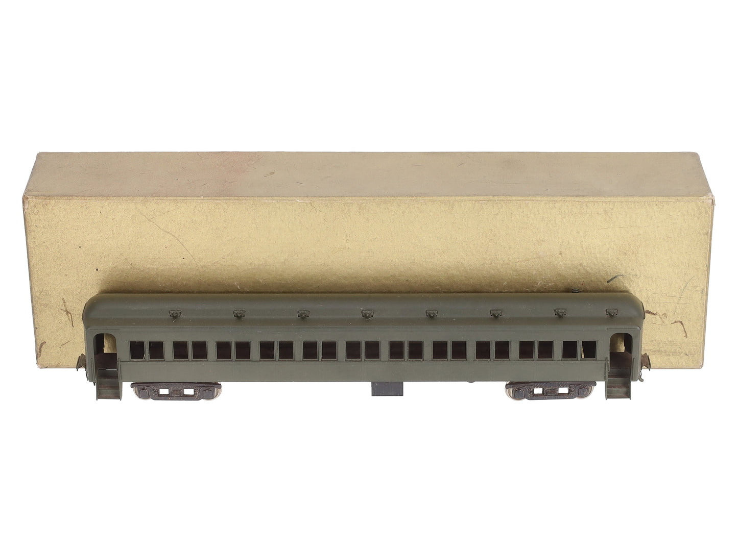 Northwest Short Line HO Scale Brass Erie 72' Stillwell Coach Car - Painted EX/Box