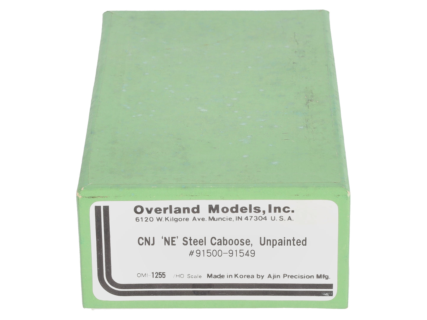 Overland 1255 Brass Central of New Jersey NE Caboose LN/Box