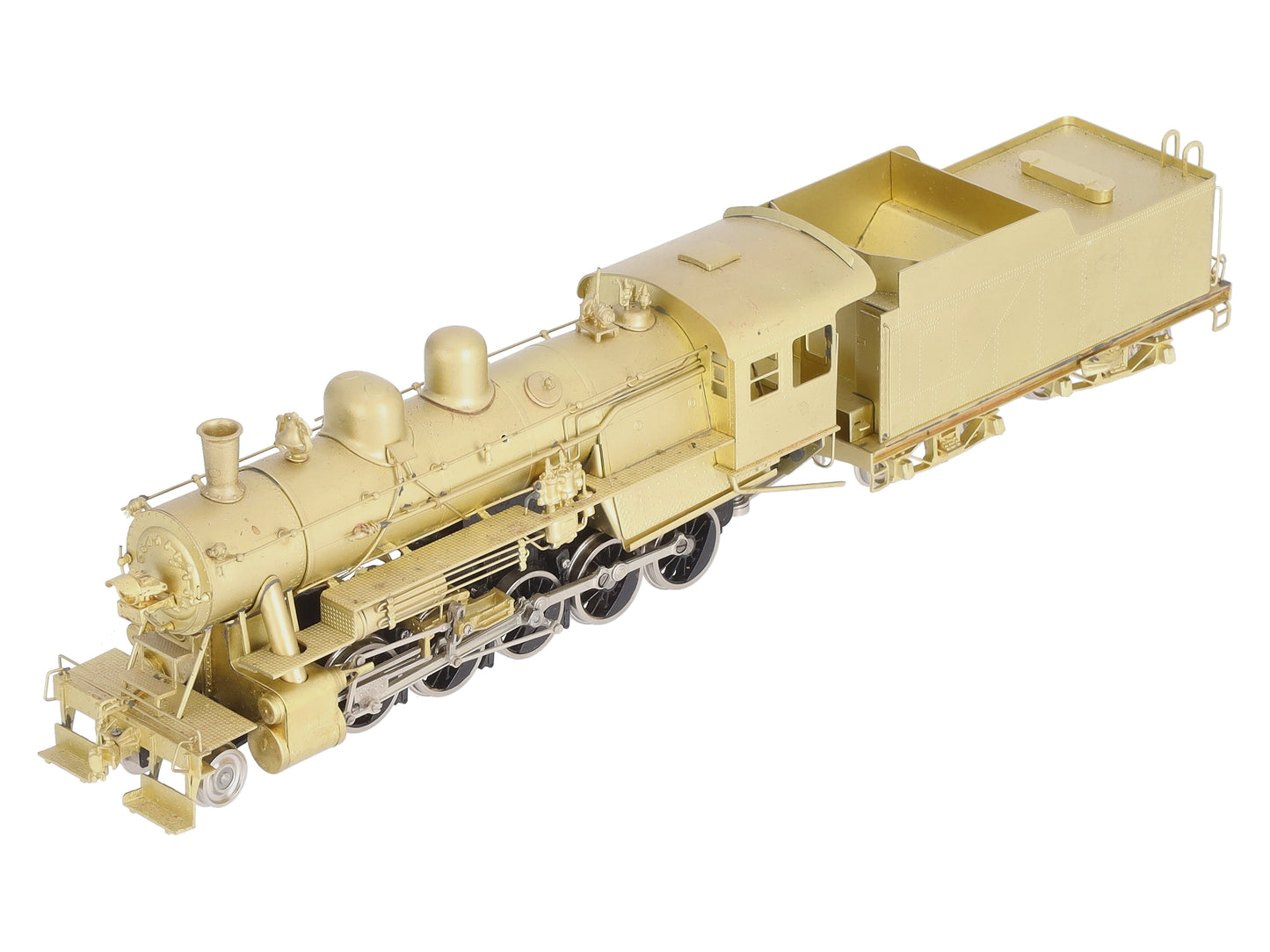 Sunset Models HO 2-10-0 Steam Locomotive & Tender - Unpainted EX