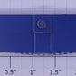 K-Line K4622-03-06 Blue Observation End Canopy with White Stripes