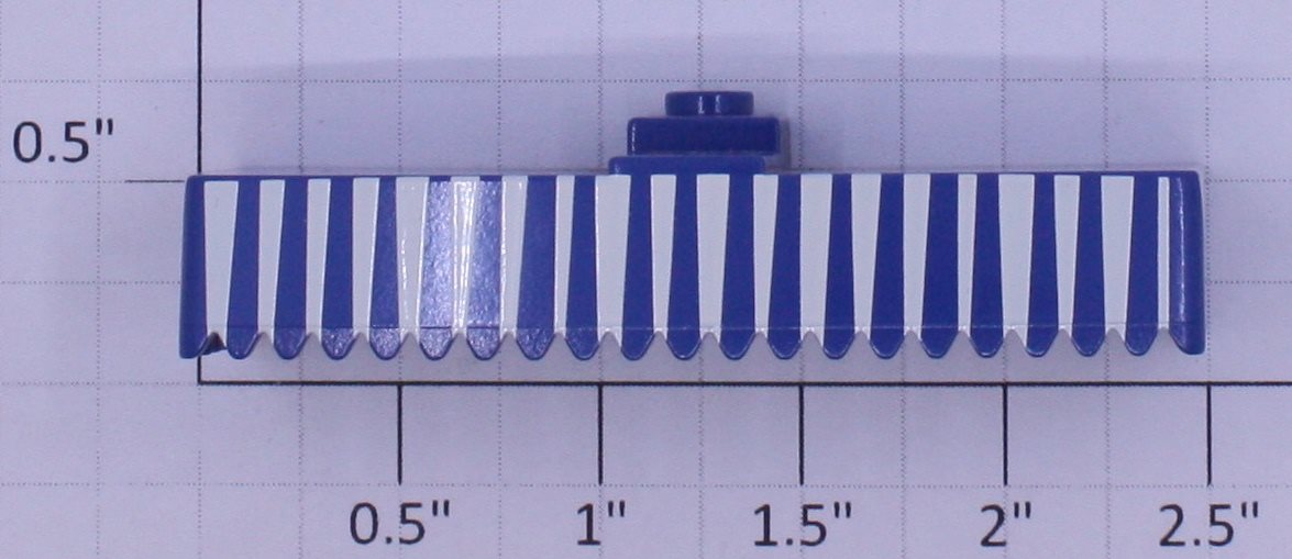 K-Line K4622-03-06 Blue Observation End Canopy with White Stripes