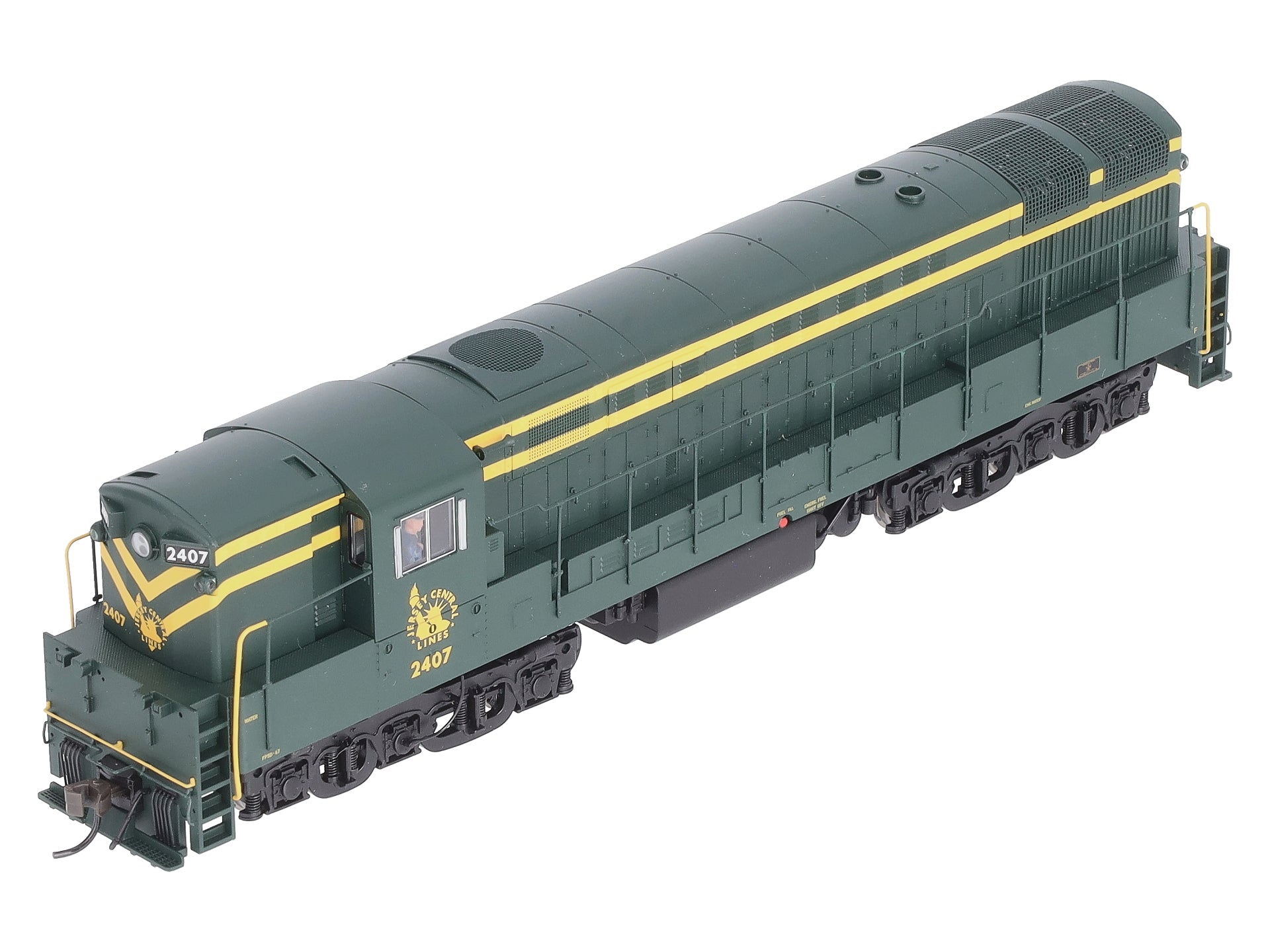 Atlas 7766 HO Scale Central of New Jersey Trainmaster #2407 w/DCC & Sound
