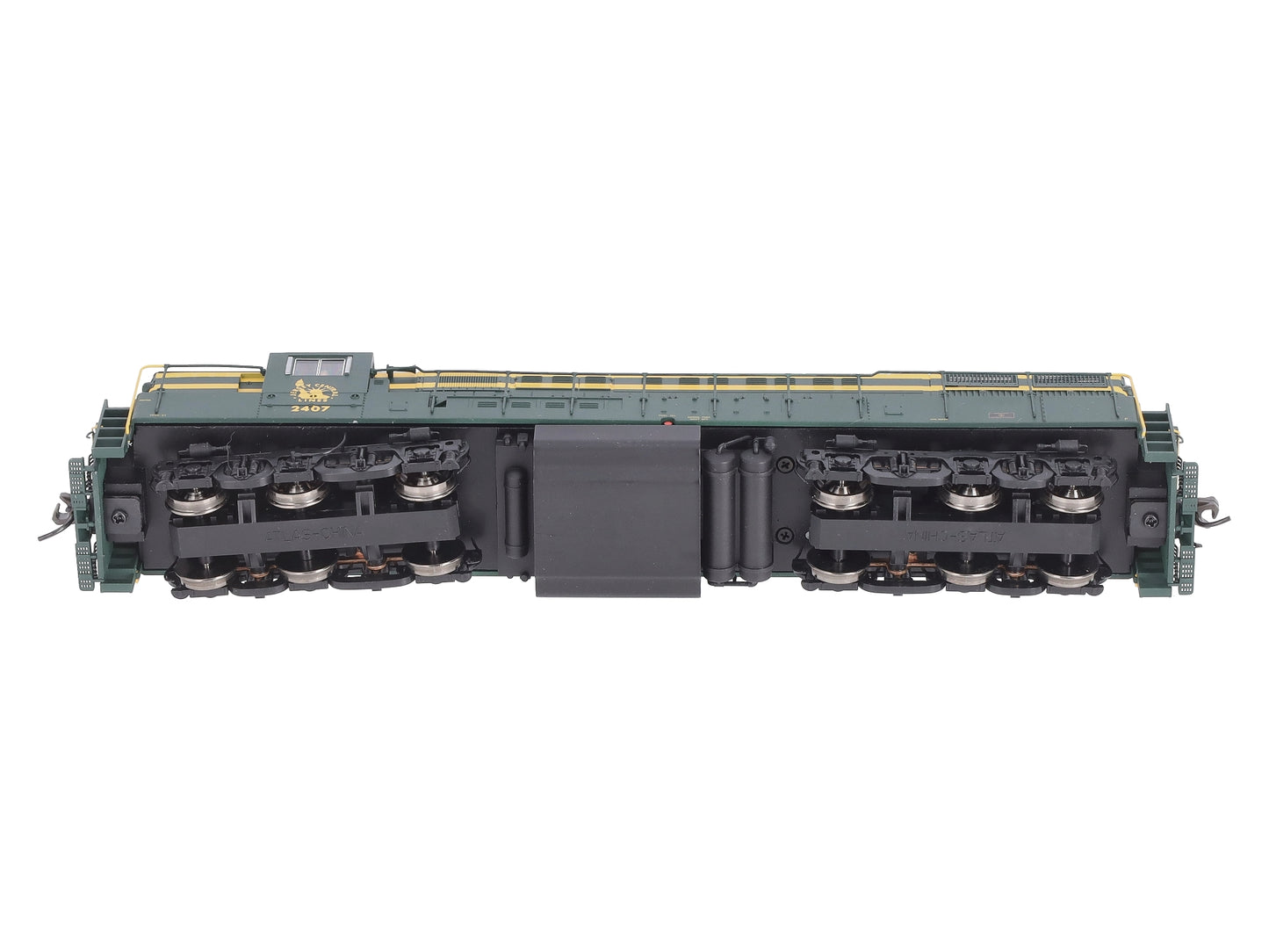 Atlas 7766 HO Scale Central of New Jersey Trainmaster #2407 w/DCC & Sound