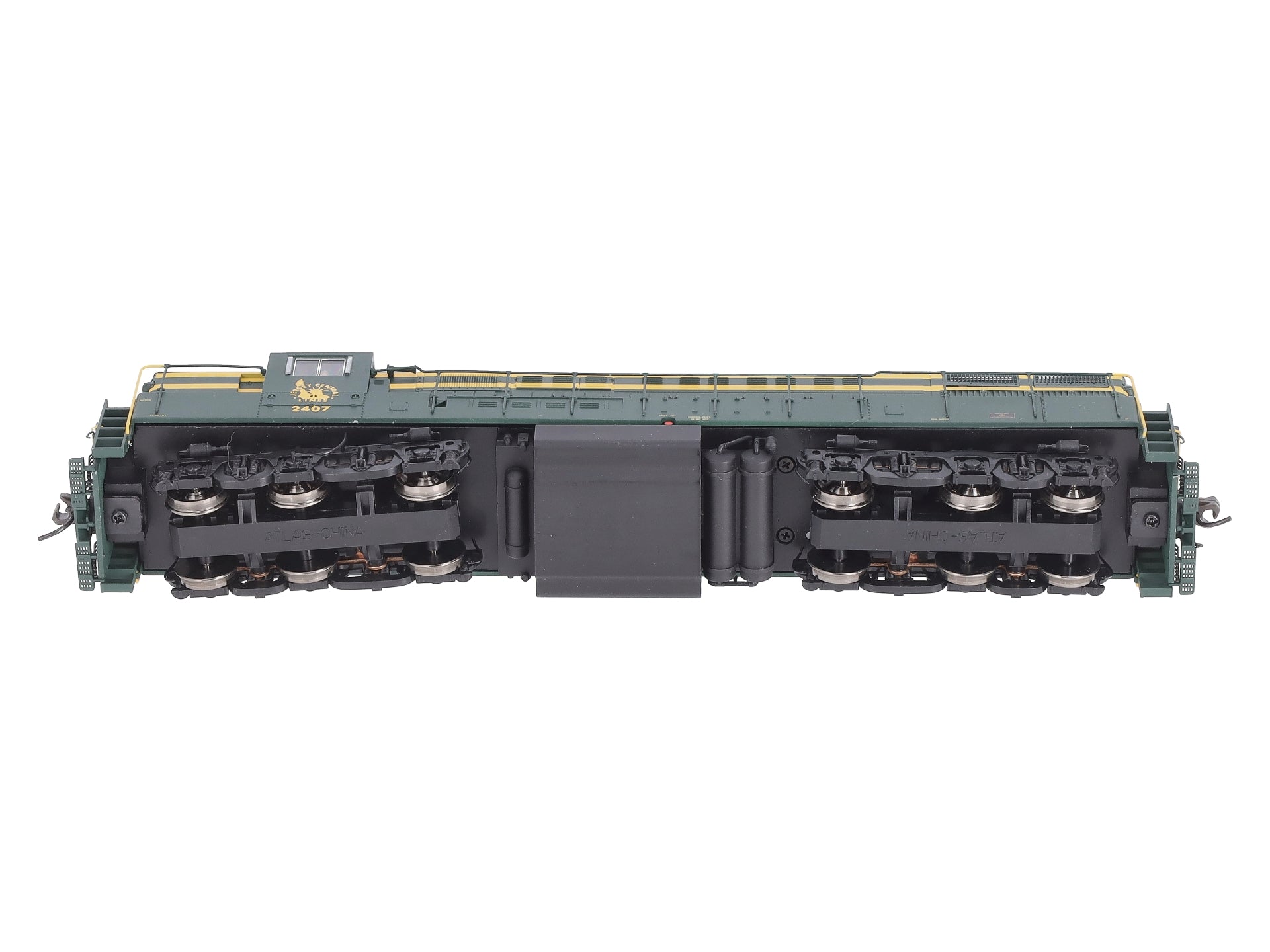 Atlas 7766 HO Scale Central of New Jersey Trainmaster #2407 w/DCC & Sound