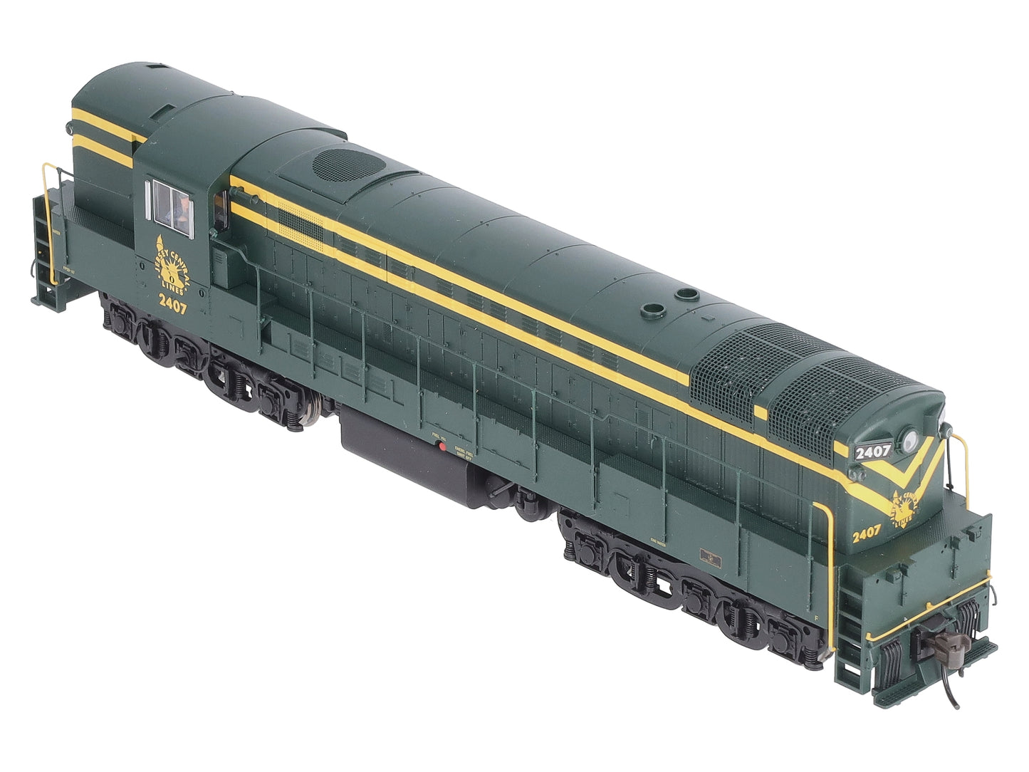 Atlas 7766 HO Scale Central of New Jersey Trainmaster #2407 w/DCC & Sound