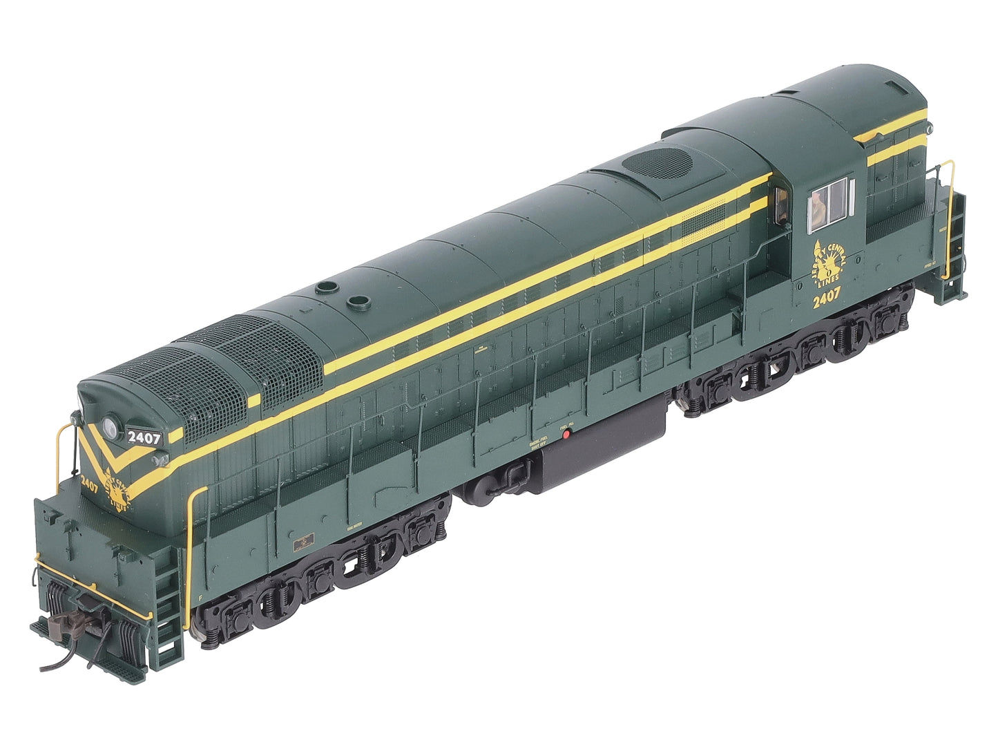 Atlas 7766 HO Scale Central of New Jersey Trainmaster #2407 w/DCC & Sound