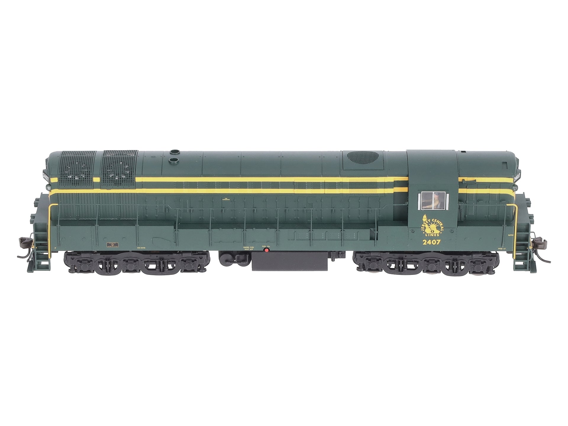 Atlas 7766 HO Scale Central of New Jersey Trainmaster #2407 w/DCC & Sound