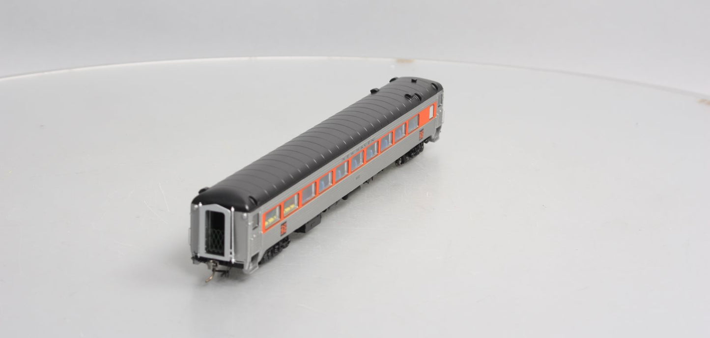 Rapido Trains 17023 HO New Haven Pullman-Bradley Stainless Steel Coach #8602