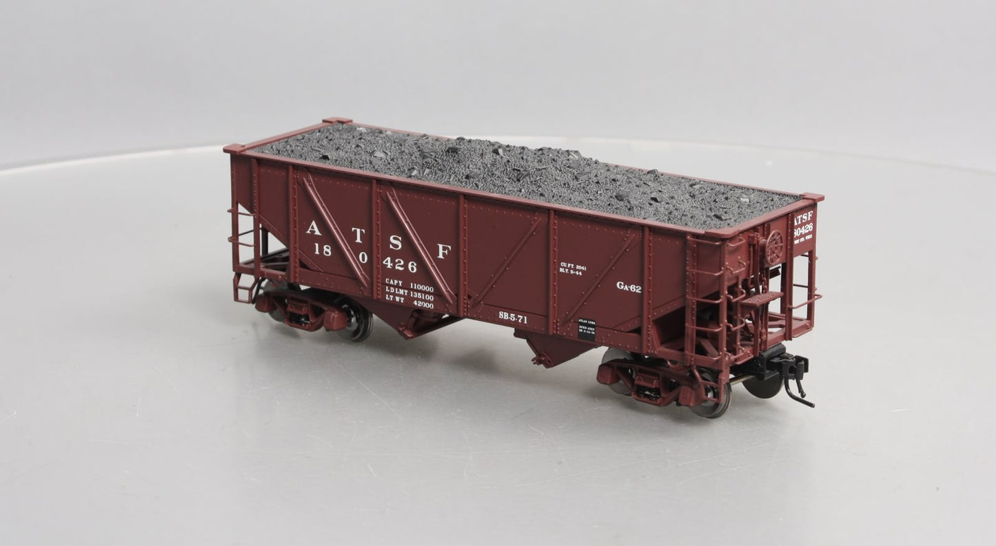 Atlas 6439-1 O Gauge ATSF Hopper W/ Coal Load #180426 [2Rail] EX