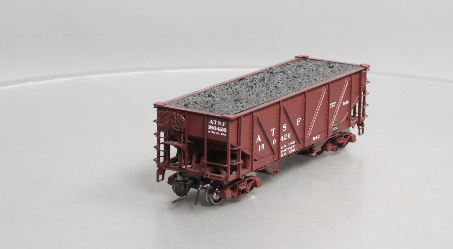 Atlas 6439-1 O Gauge ATSF Hopper W/ Coal Load #180426 [2Rail] EX