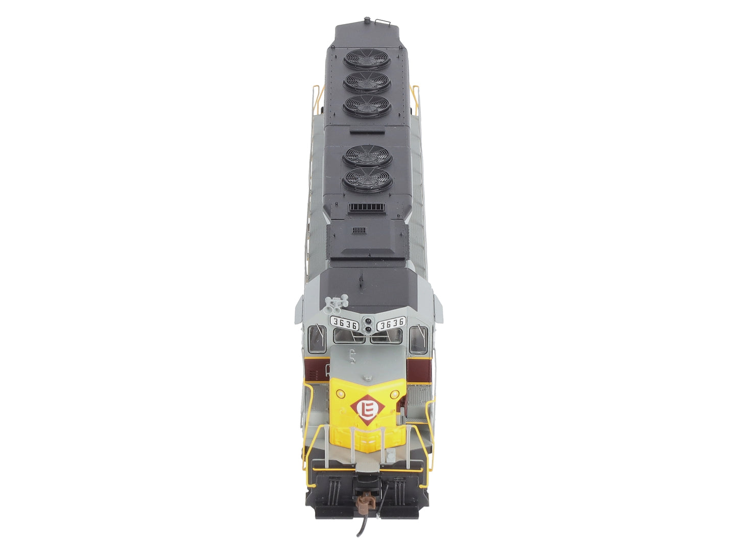 Athearn G63698 HO Erie Lackawanna SDP45 Diesel Locomotive with DCC & Sound #3636