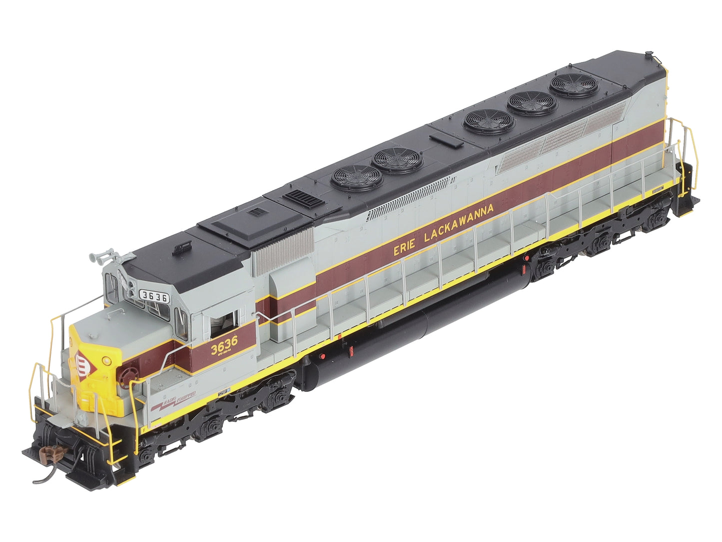 Athearn G63698 HO Erie Lackawanna SDP45 Diesel Locomotive with DCC & Sound #3636