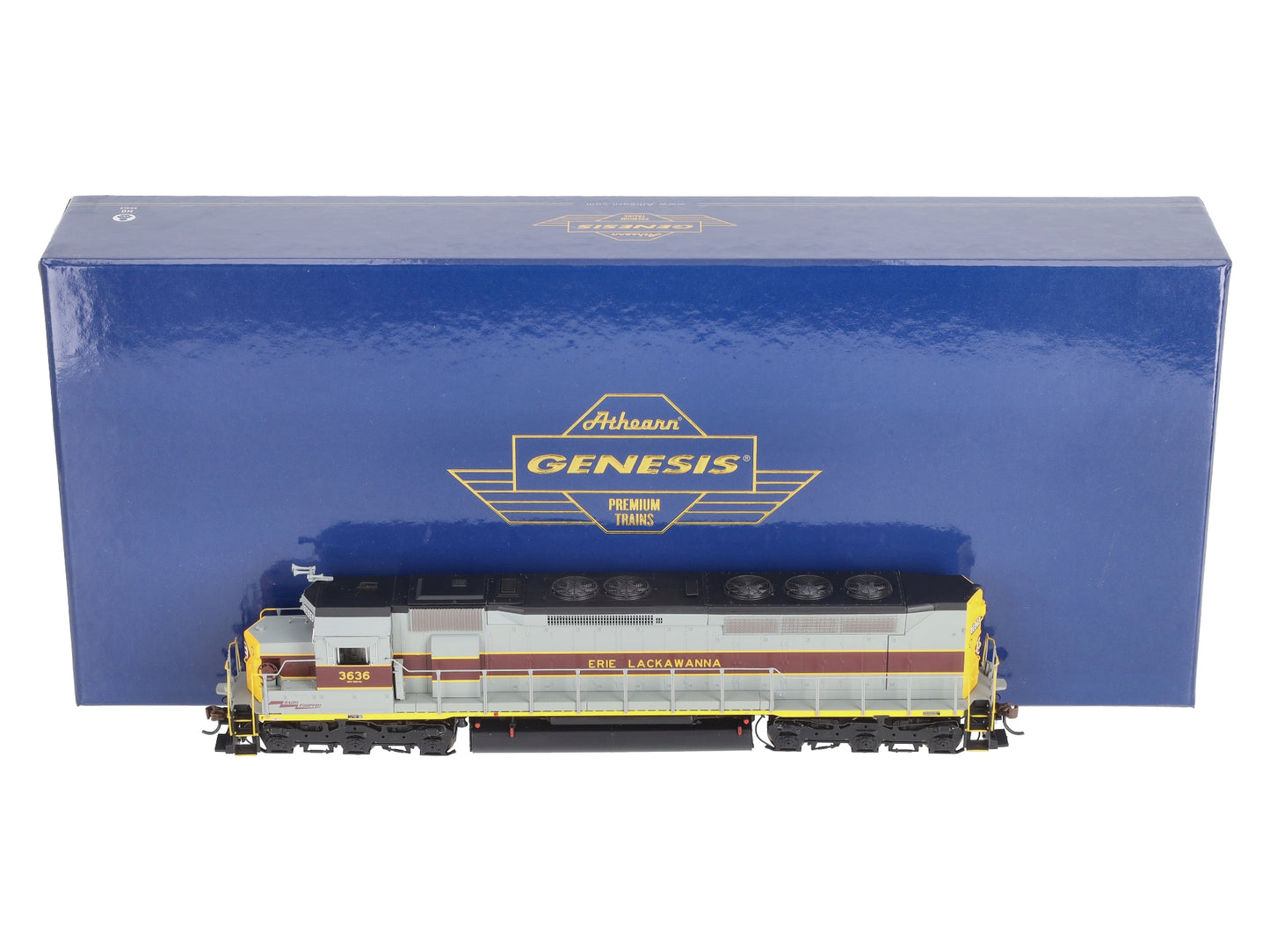 Athearn G63698 HO Erie Lackawanna SDP45 Diesel Locomotive with DCC & Sound #3636