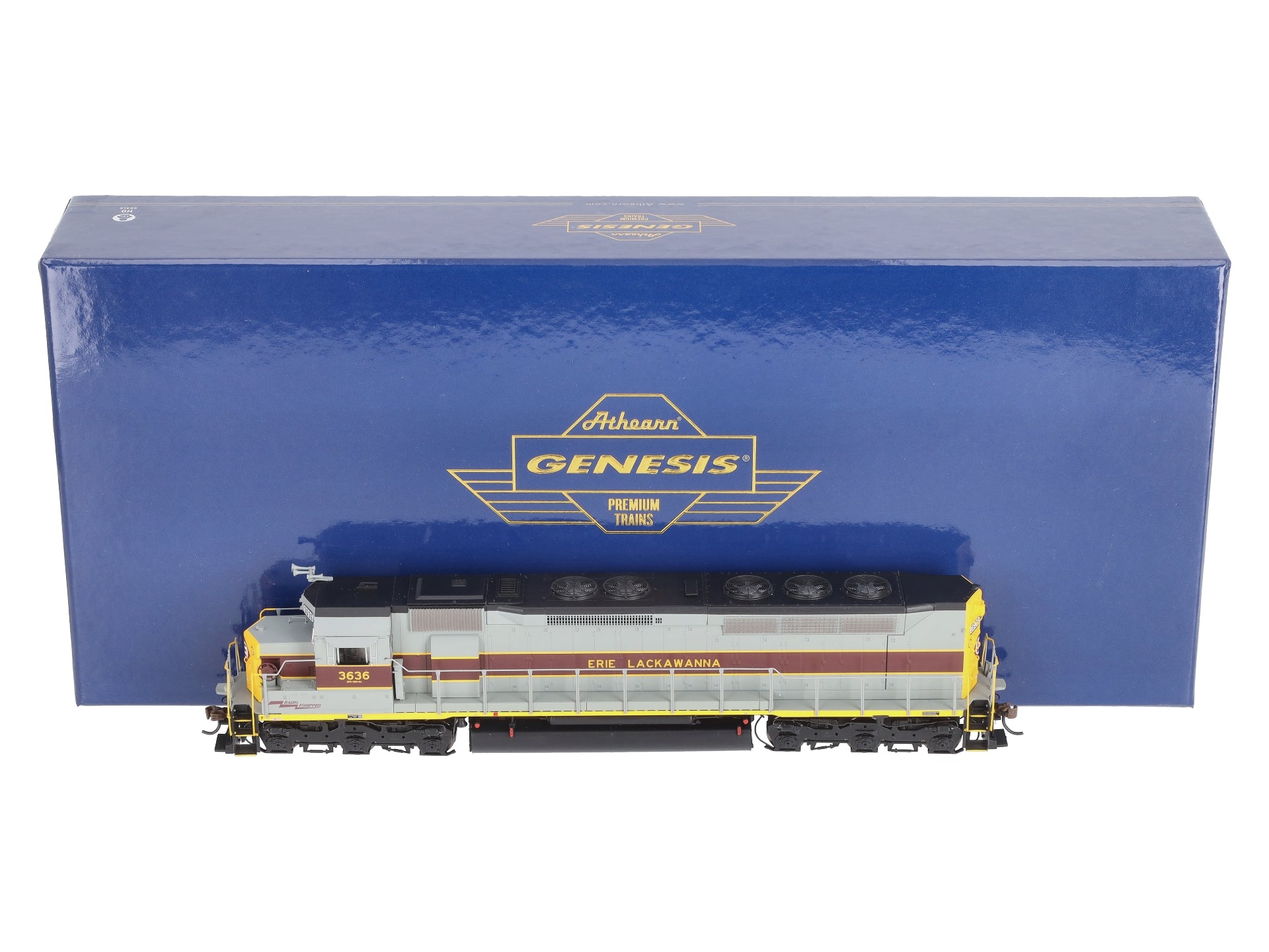 Athearn G63698 HO Erie Lackawanna SDP45 Diesel Locomotive with DCC & Sound #3636