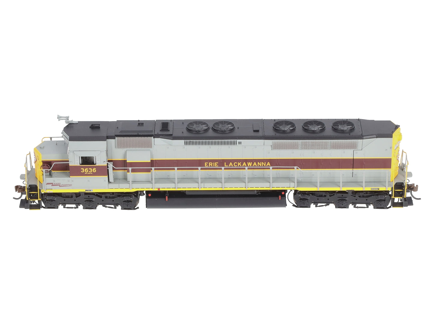 Athearn G63698 HO Erie Lackawanna SDP45 Diesel Locomotive with DCC & Sound #3636