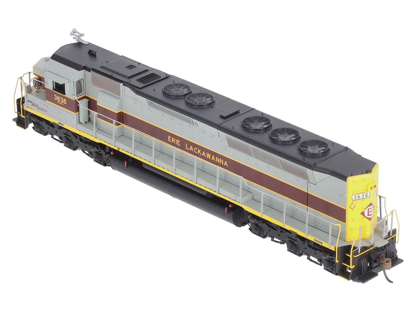 Athearn G63698 HO Erie Lackawanna SDP45 Diesel Locomotive with DCC & Sound #3636