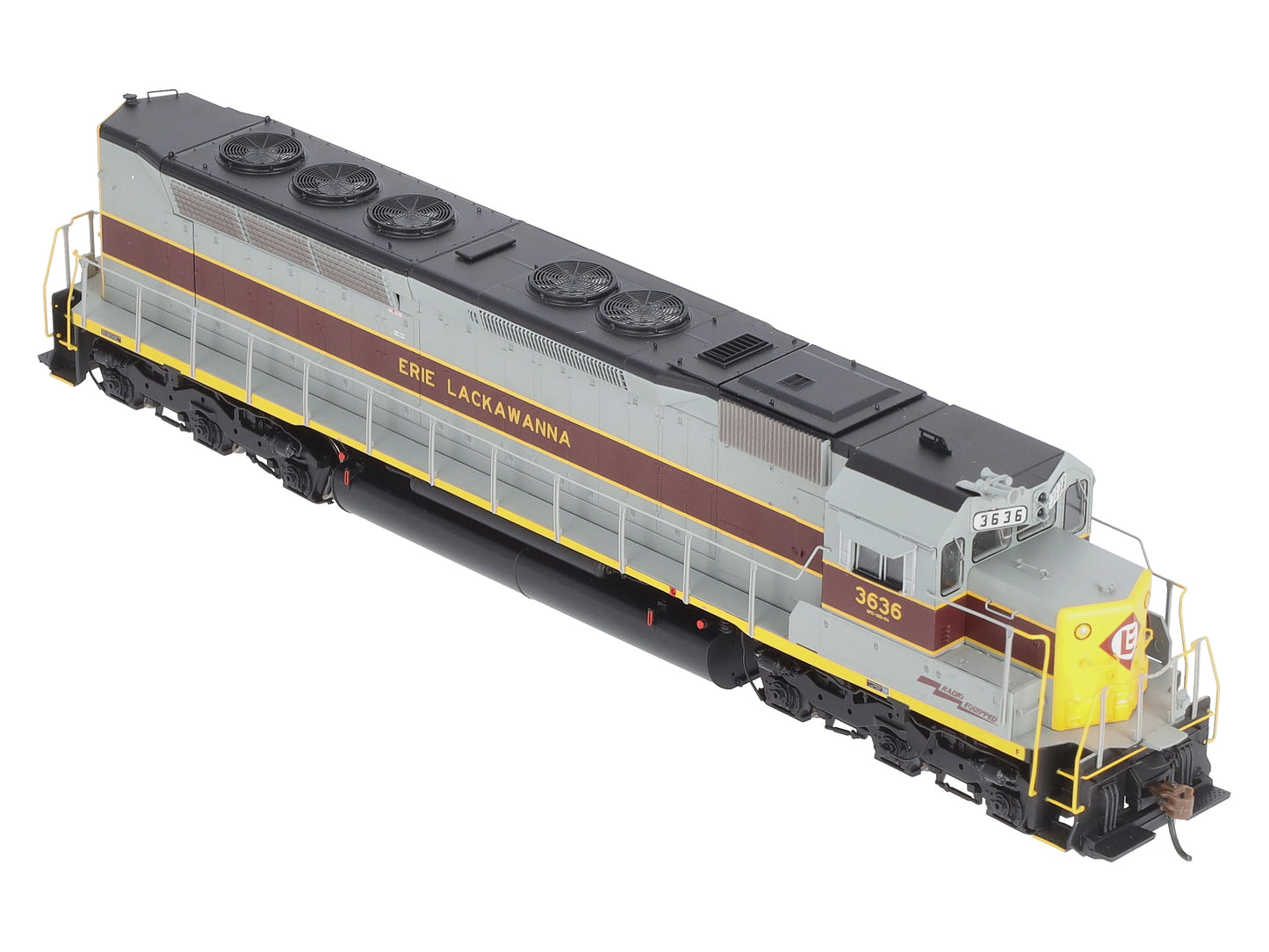 Athearn G63698 HO Erie Lackawanna SDP45 Diesel Locomotive with DCC & Sound #3636