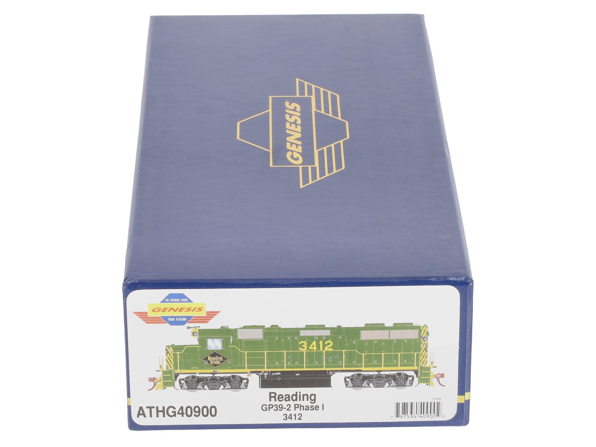 Athearn G40900 HO Reading GP39-2 Phase I Diesel Locomotive #3412