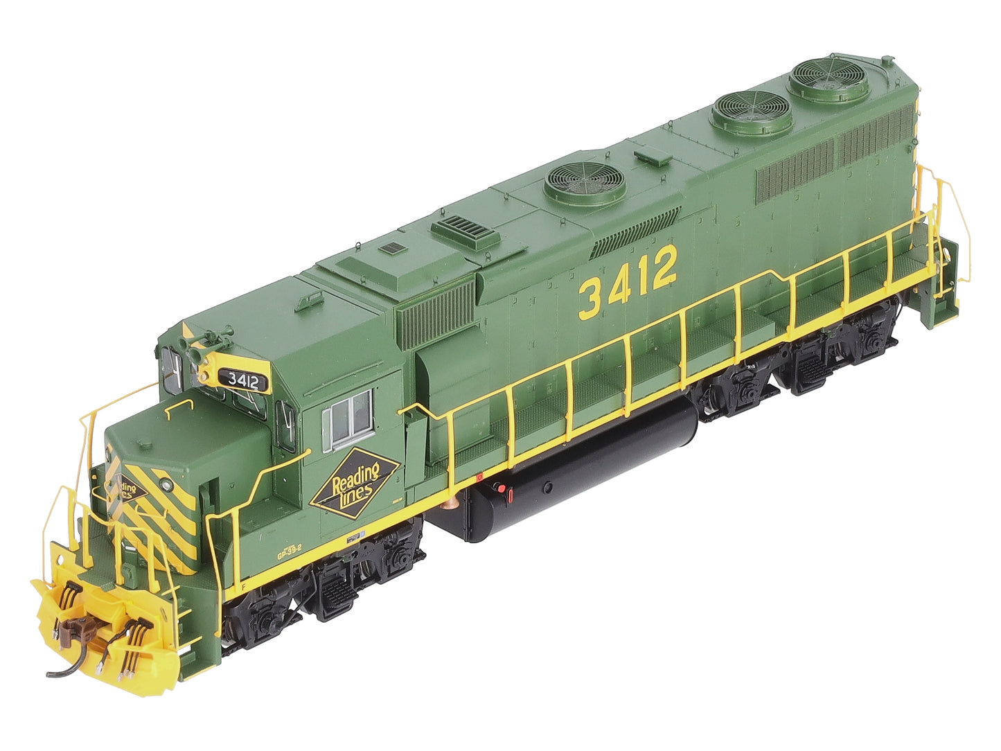 Athearn G40900 HO Reading GP39-2 Phase I Diesel Locomotive #3412