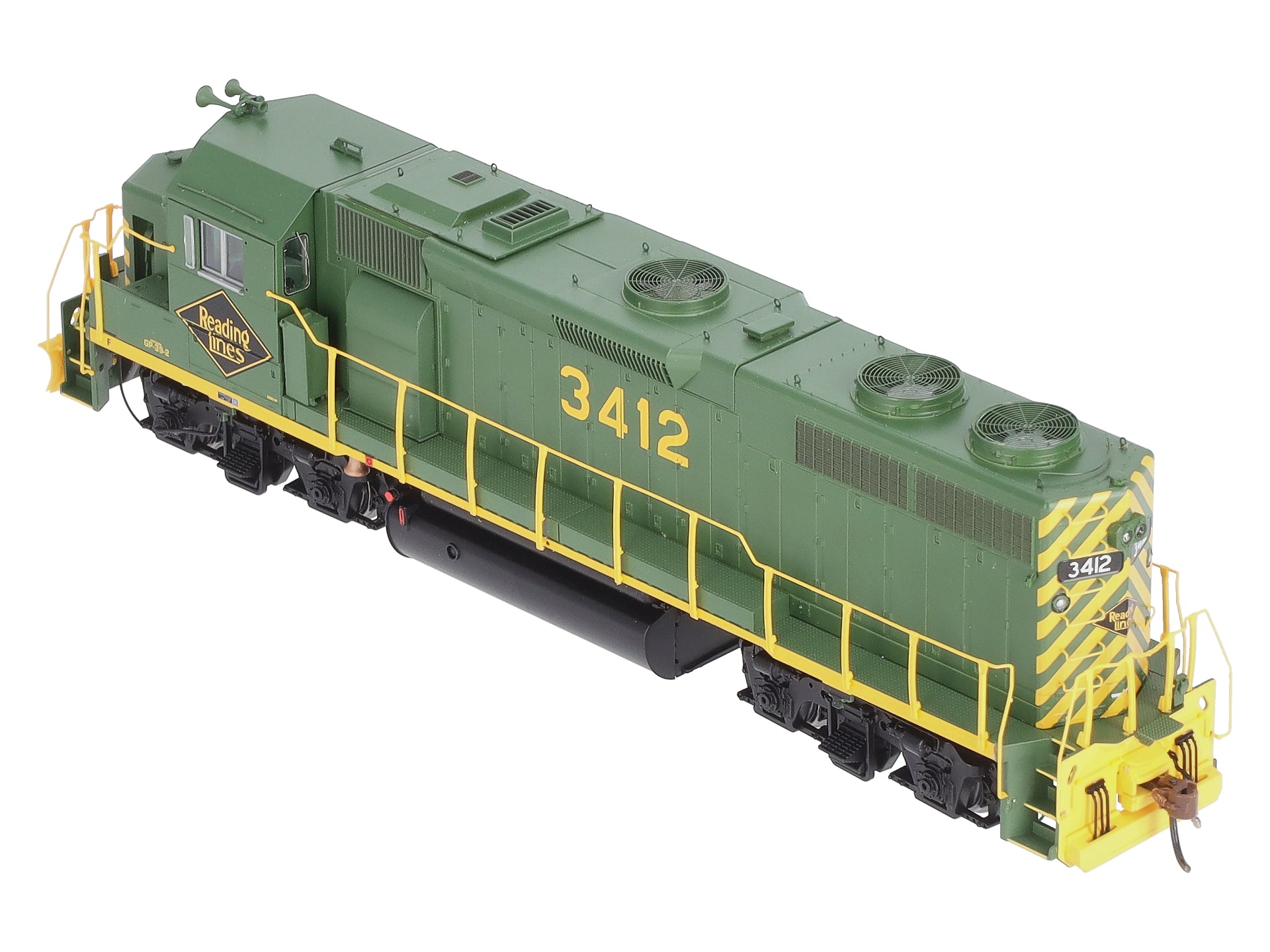 Athearn G40900 HO Reading GP39-2 Phase I Diesel Locomotive #3412
