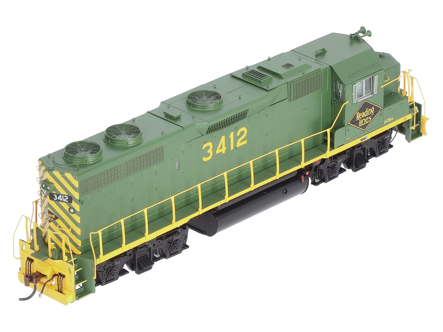 Athearn G40900 HO Reading GP39-2 Phase I Diesel Locomotive #3412