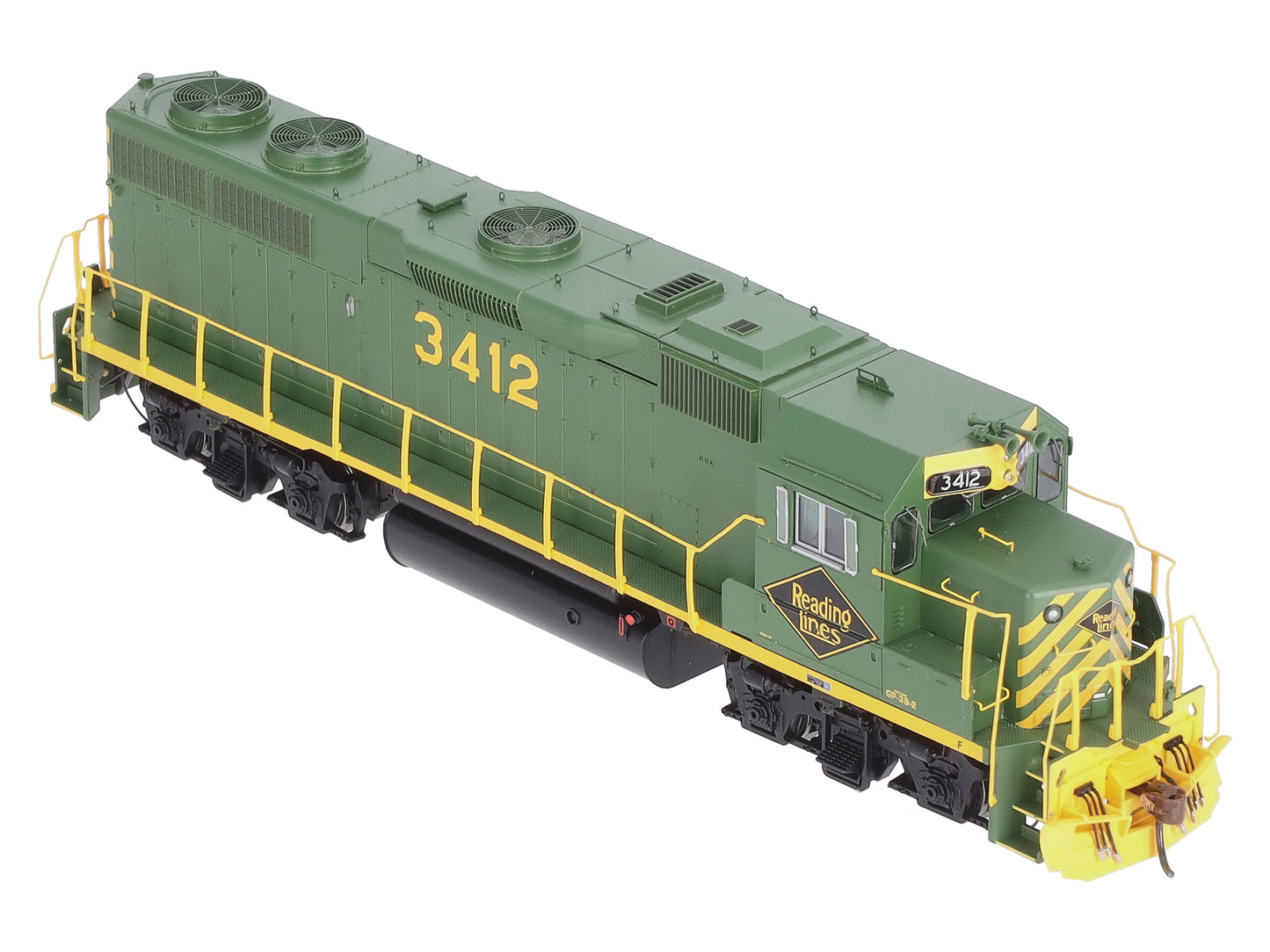Athearn G40900 HO Reading GP39-2 Phase I Diesel Locomotive #3412