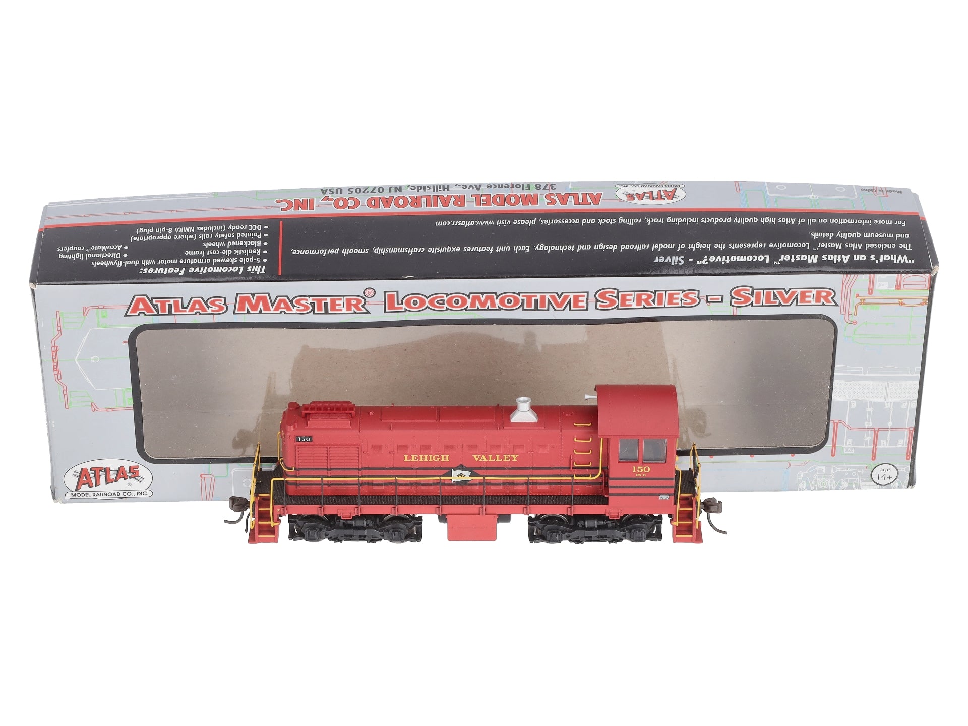Atlas 10001893 HO Lehigh Valley Alco S2 Diesel Engine #150