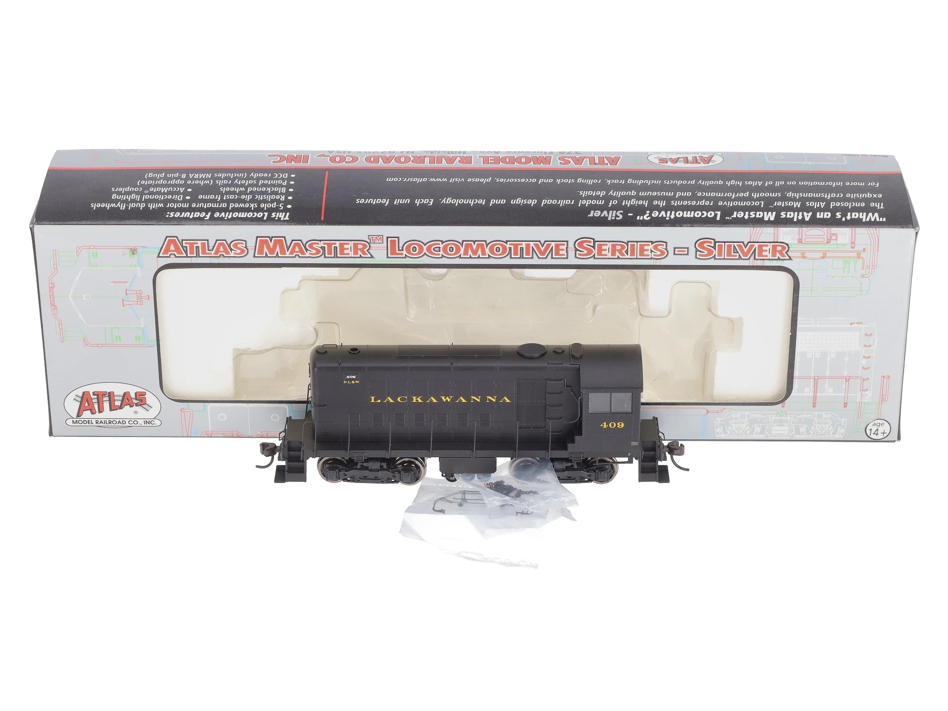 Atlas 10001093 HO Scale Lackawanna HH660 Locomotive #409