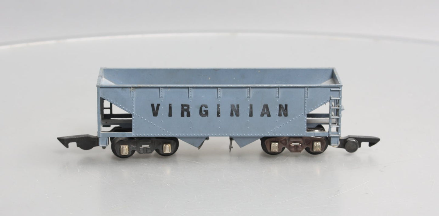 American Flyer 632 Vintage S Virginian 2-Bay Die-Cast Hopper VG