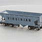 American Flyer 632 Vintage S Virginian 2-Bay Die-Cast Hopper VG