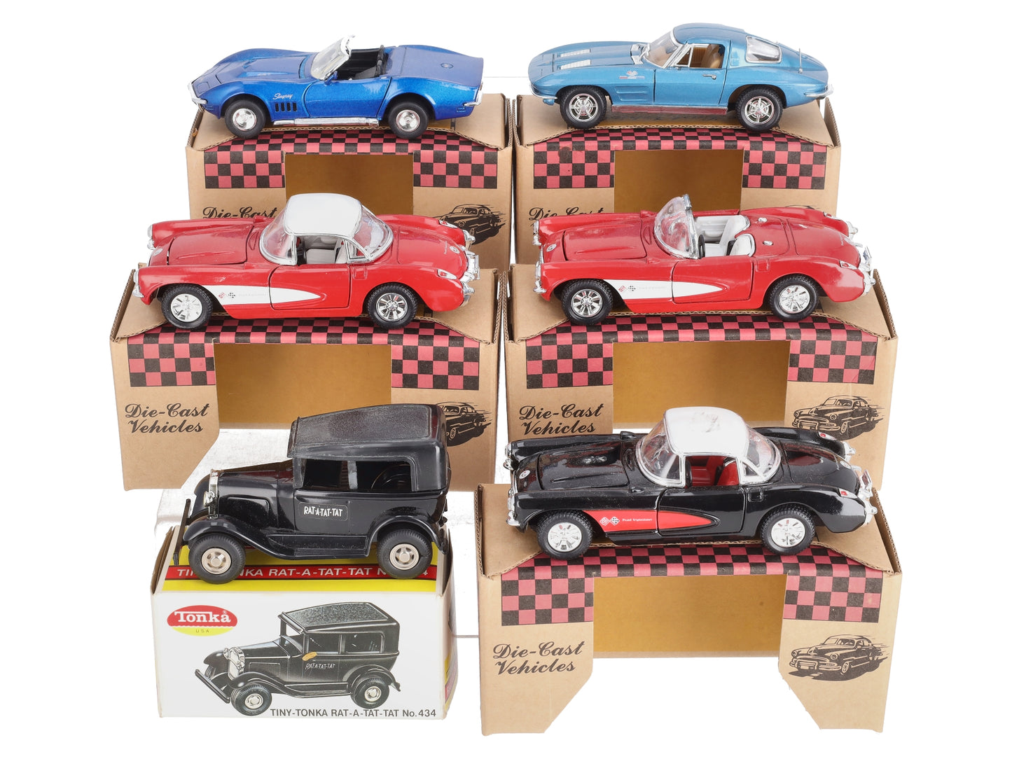 Die-Cast 1:32 Scale Assorted Cars [6] VG/Box