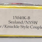 Deluxe Innovations 15040K-B N Scale Sealand/NYSW 5-Unit Articulated Car EX/Box