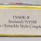 Deluxe Innovations 15040K-B N Scale Sealand/NYSW 5-Unit Articulated Car #620283 NIB