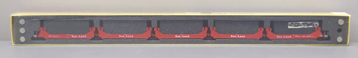 Deluxe Innovations 15040K-B N Scale Sealand/NYSW 5-Unit Articulated Car #620283 NIB